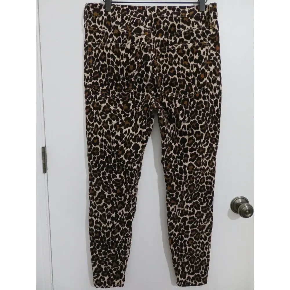 J. Crew Women Sz 30 Leopard 10
